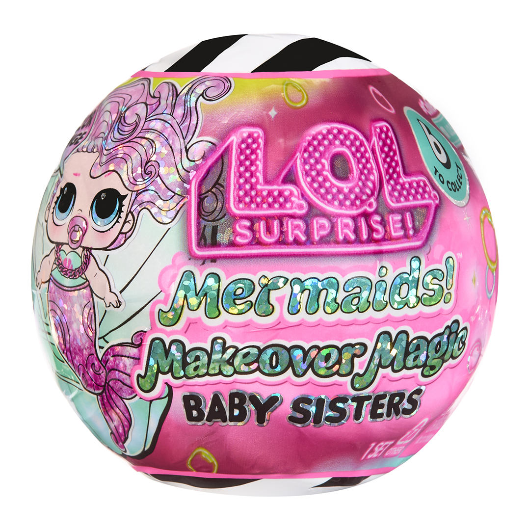 598787 LOL Surprise Mermaids Makeover Magic Baby Sisters Asst in PDQ FP PKG F